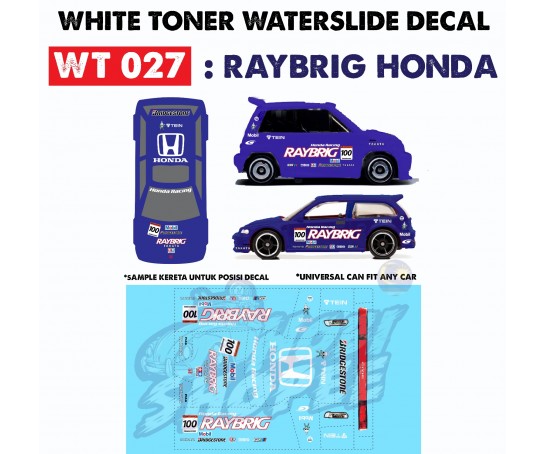 [Pre-Order] WT027 > Raybrig Honda