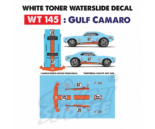 [Pre-Order] WT145 > Gulf Camaro