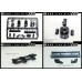 DBR 1:64 Scale Diecast Cars Customizer Plastic Model Kits black