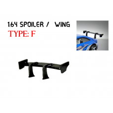 SW-F > 1:64 Custom Spoiler / Wing Black Acrylic >Self Assemble hot wheels tomica