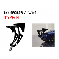 SW-N > 1:64 Custom Spoiler / Wing Black Acrylic >Self Assemble hot wheels tomica