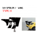 SW-O > 1:64 Custom Spoiler / Wing Black Acrylic >Self Assemble hot wheels tomica
