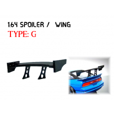 SW-G > 1:64 Custom Spoiler / Wing Black Acrylic >Self Assemble hot wheels tomica